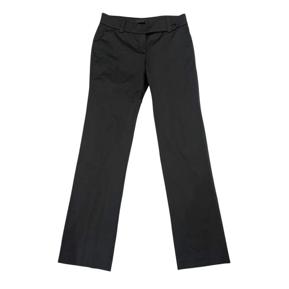 Black Women's Straight-Leg Trousers